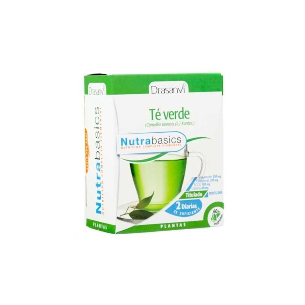 Té Verde 60 Cápsulas Nutrabasics Drasanvi