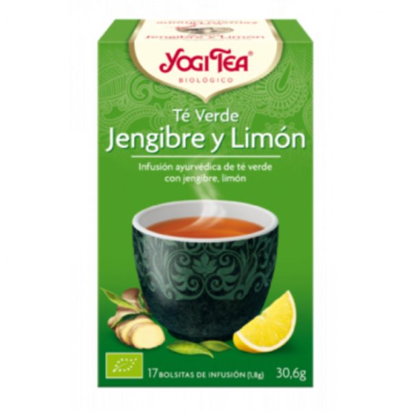 Tè Yogi Verde Zenzero Limone Eco 17 Bustine