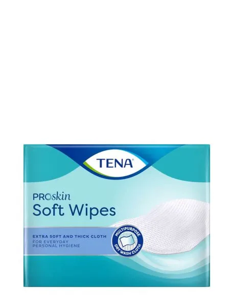 Tena Proskin Lingettes sèches Soft Wipes 135 unités