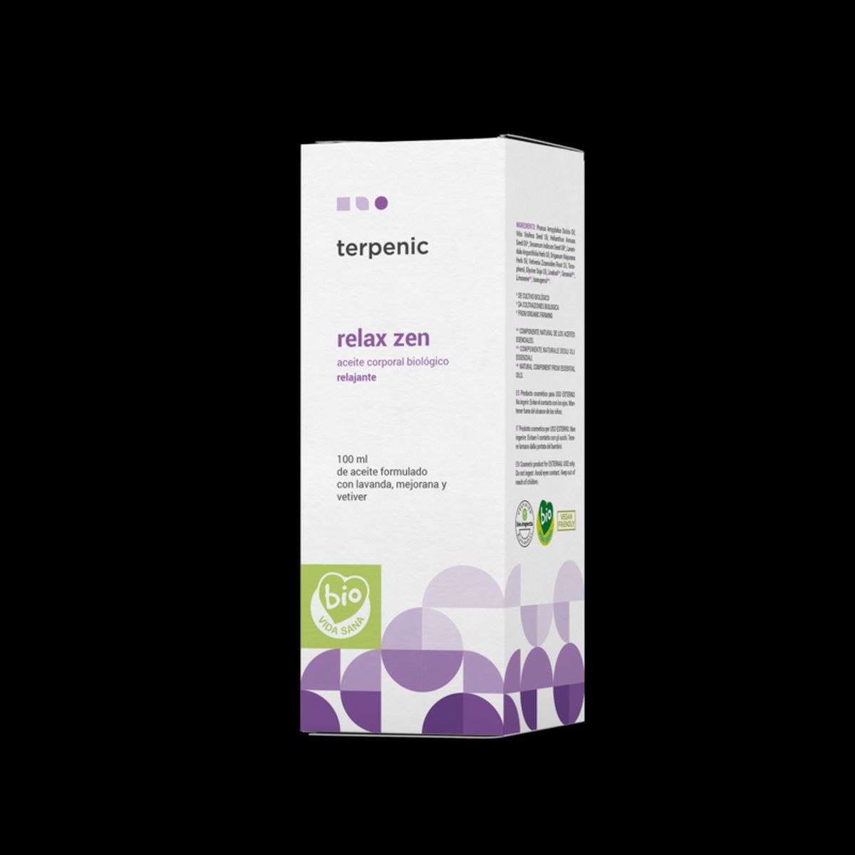 Terpenic Aceite masaje relax Zen – 100ml