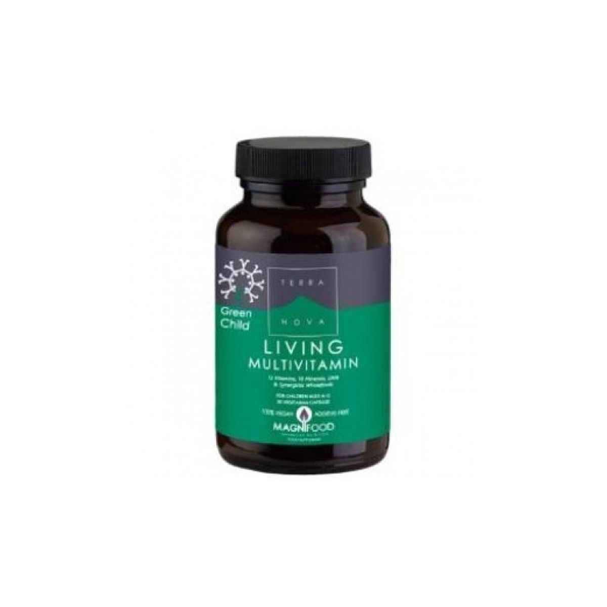 Terranova Multivitamínico Vivo Infantil 100 cápsulas vegetales