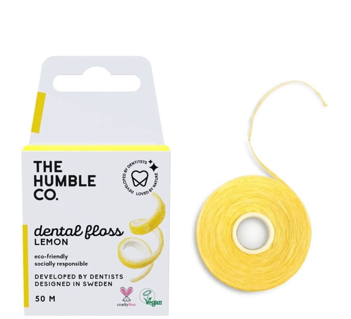 The Humble Co Hilo Dental Limón 50m Eco Vegan