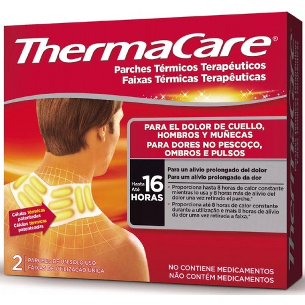 Thermacare Pescoço Ombro Adesivos Térmicos 2 Un – Thermacare