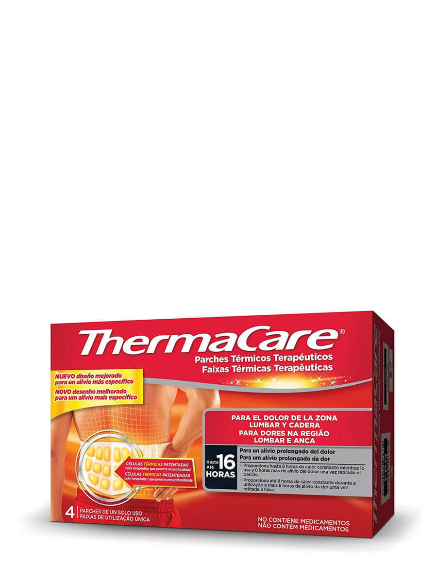 Thermacare parche zona lumbar y cadera  4 unidades
