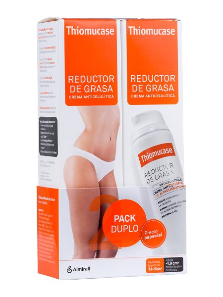 Thiomucase creme anticelulítico 200+200 ml embalagem