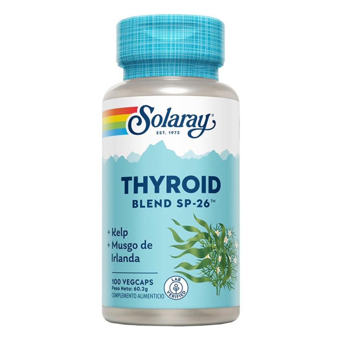 Thyroid Blend Kelp SP-26 100 cápsulas Solaray