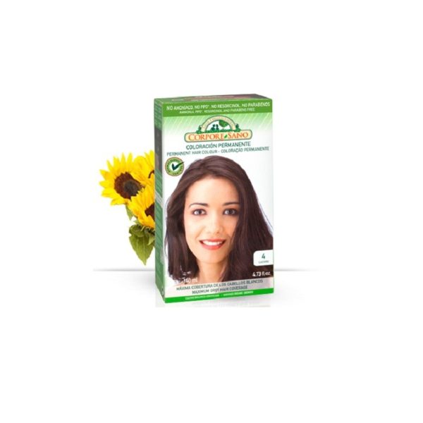 Teinture 5. Châtain Clair Biocorpore Sain – 140ml