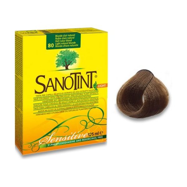 Tinta 80 biondo chiaro naturale Sanotint