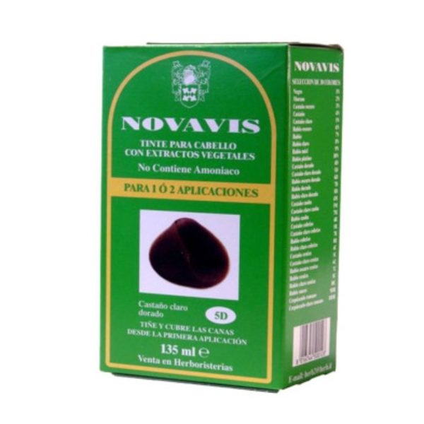 Teinture Châtain 5D Clair Doré Novavis