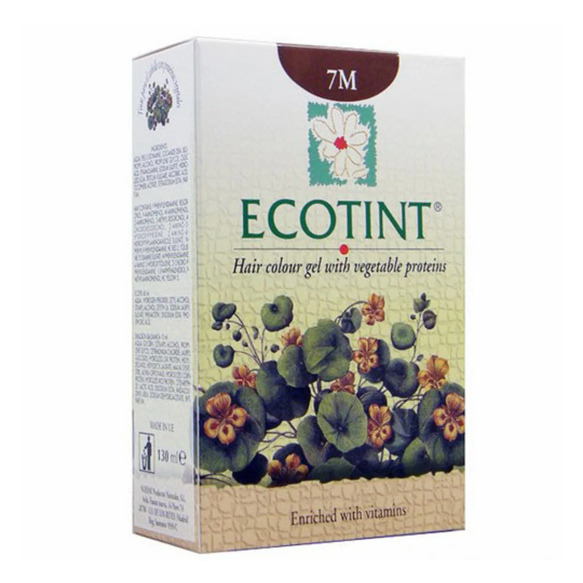 Tinte Natural nº 7M rubio caoba – Ecotint – 130ml