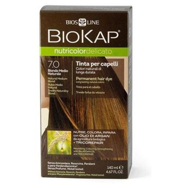 Tintura Nutricolor nº 70 Biondo medio naturale – Biokap