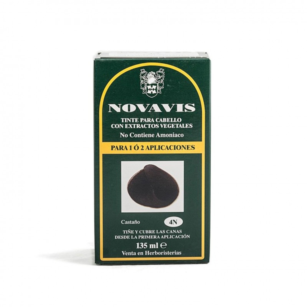 Tinta vegetal castanho 4N Novavis – 135ml