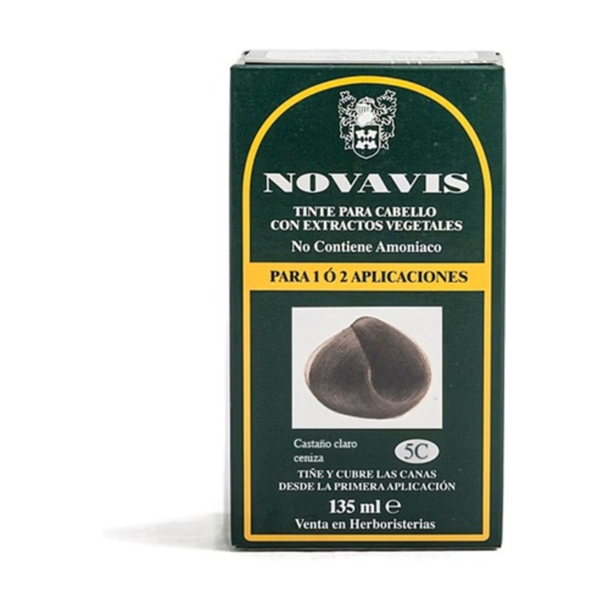 Tinte vegetal nº 5C castaño claro ceniza – Novavis