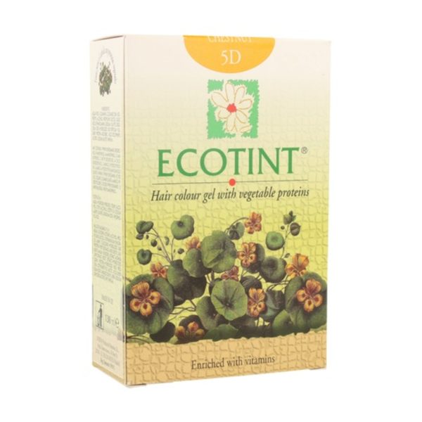 Tintura Vegetale nº 5D castano chiaro dorato – Ecotint – 130ml