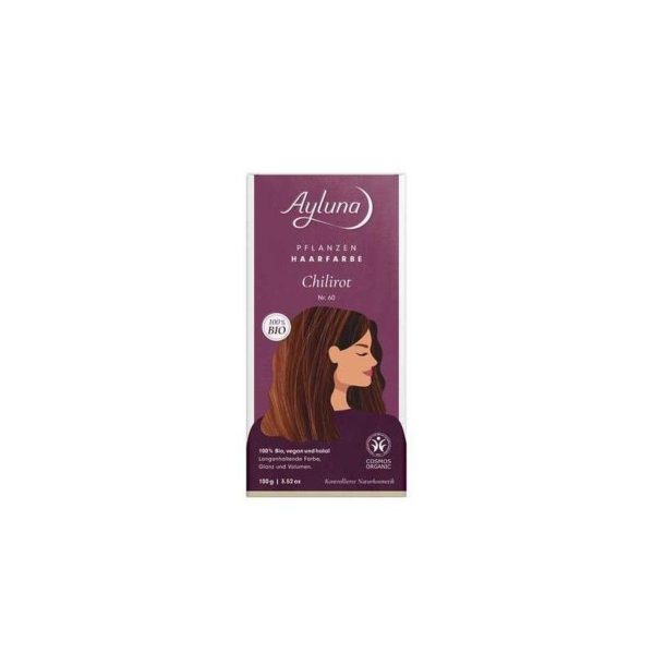 Tintura vegetale nº 60 rosso chili – Ayluna – 100g