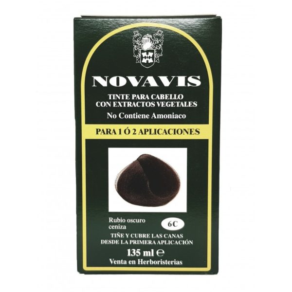 Pflanzenfarbe Nr. 6C dunkelblond Asch – Novavis