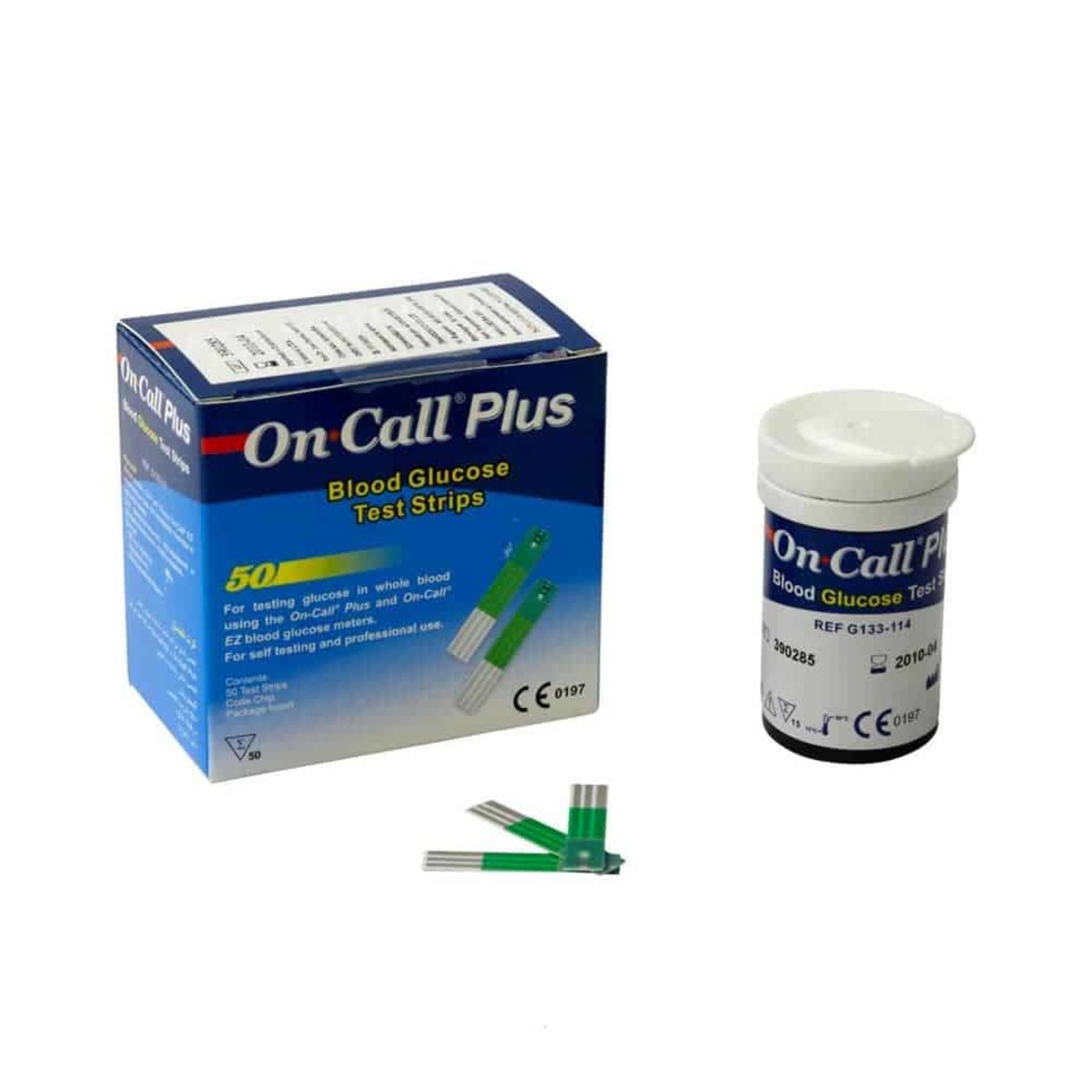 TIRAS GLUCOSA ON CALL PLUS