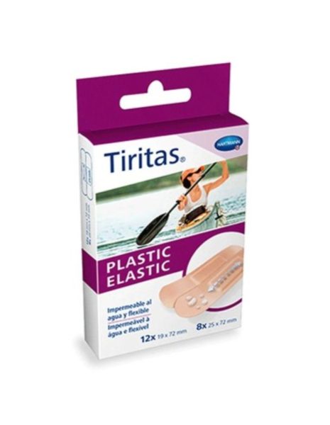 Tiritas Plastic Apósito Adhesivo Elastic Surtido 20 Unidades 2 Tamaños