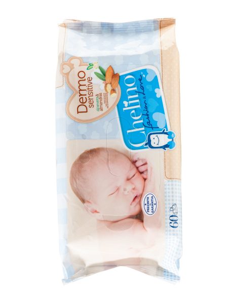 Toallitas Chelino Dermo Sensitive 60 Unidades