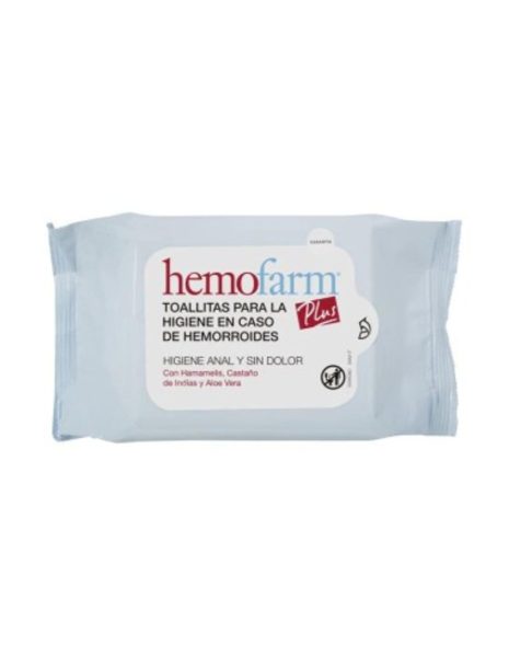 Feuchttücher hemofarm plus – 40 Einheiten – Undhemofarm