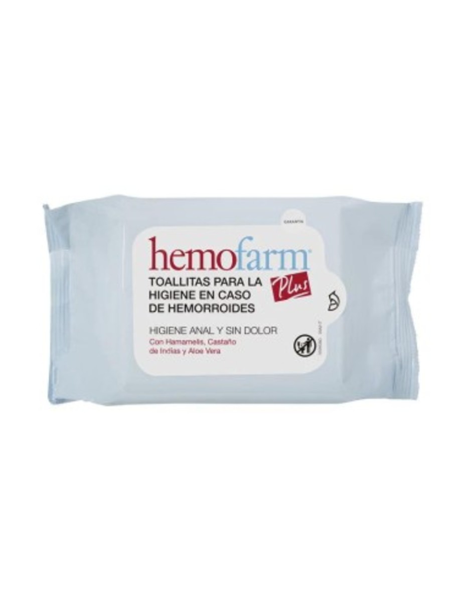 Toallitas hemofarm plus – 40 Unidades – Undhemofarm