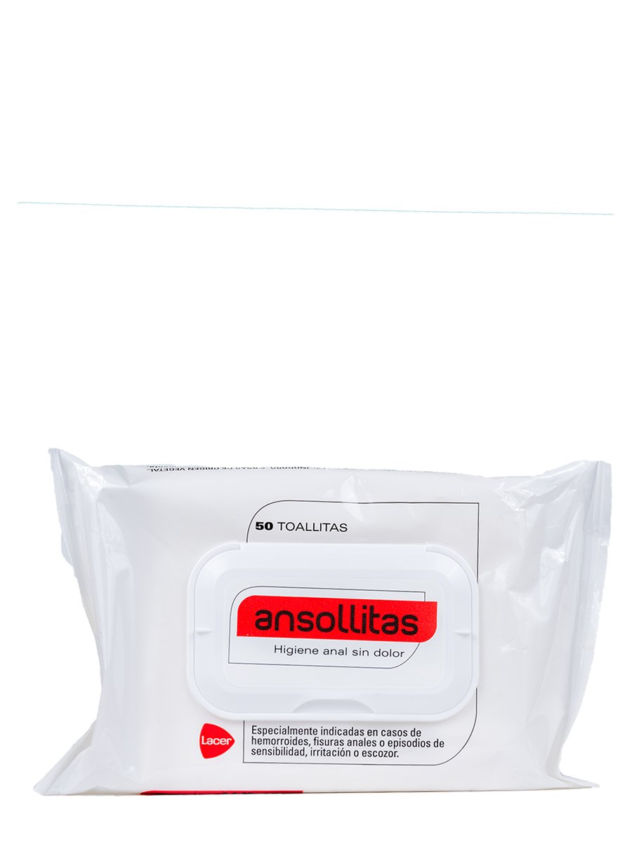 Toallitas Higiene Anal Ansollitas 50 Toallitas