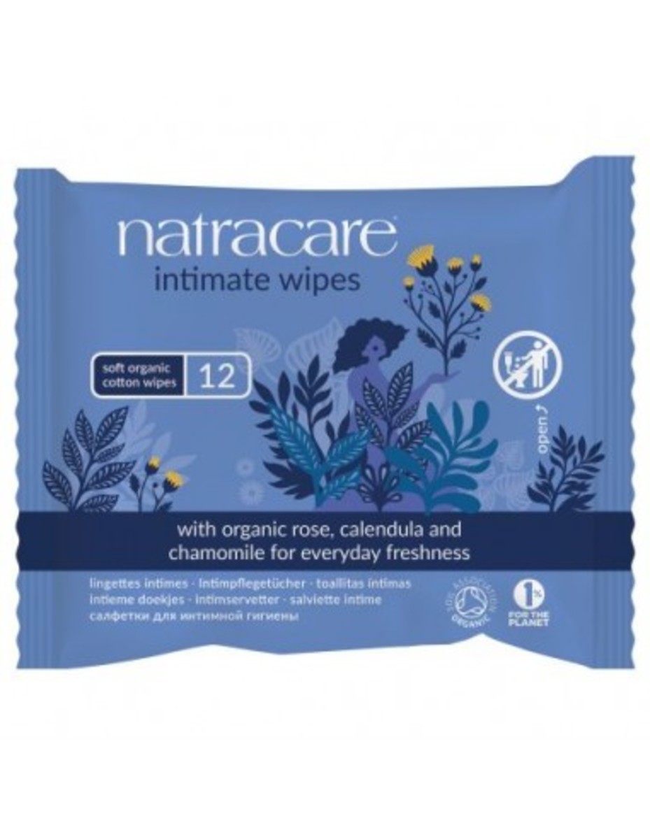 Toallitas higiene íntima femenina Natracare