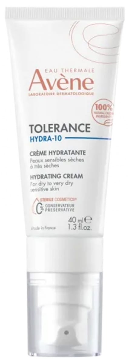 Tolerance Hydra-10 Hydraterende Crème 100% Natuurlijk Avene – 40ml