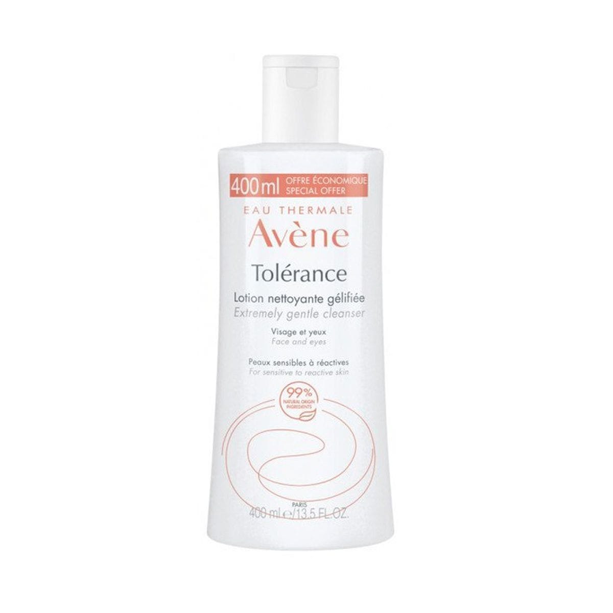 Tolerance Gelifizierte Reinigungs-Lotion Avene – 400ml