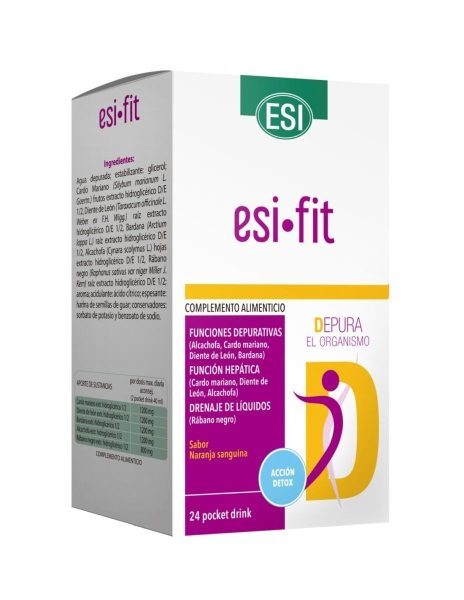 Trepatdiet Esi Fit Depura Pocket Drink 24 zakjes