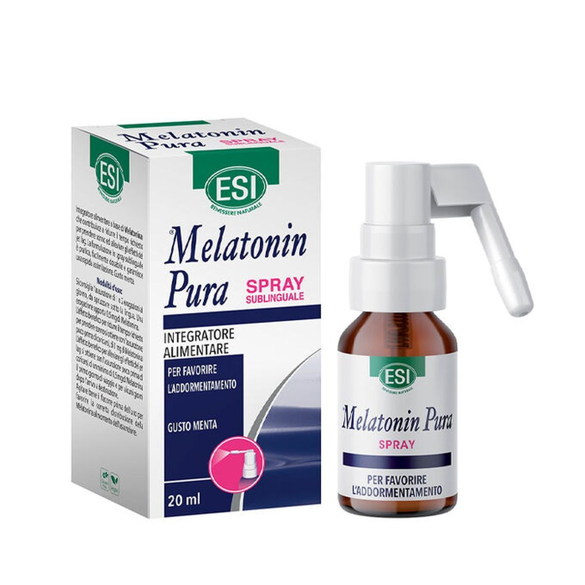 Trepatdiet Melatonin Pura spray 1 Mg – 20ml