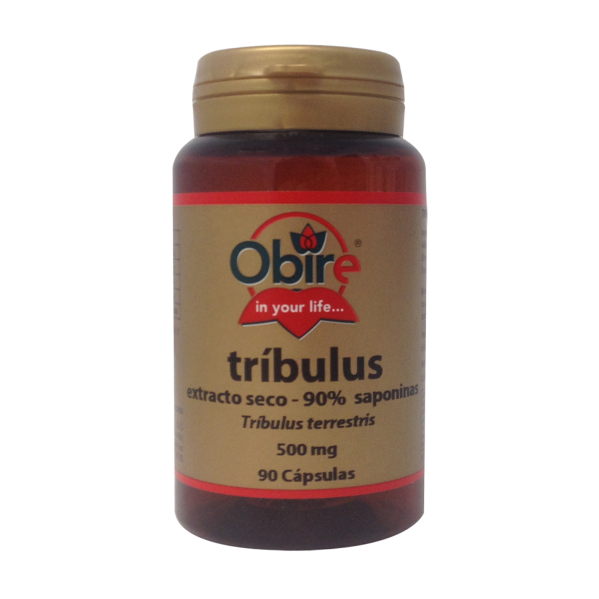 Tribulus 500 Mg 90 % Saponina 90 cápsulas Obire