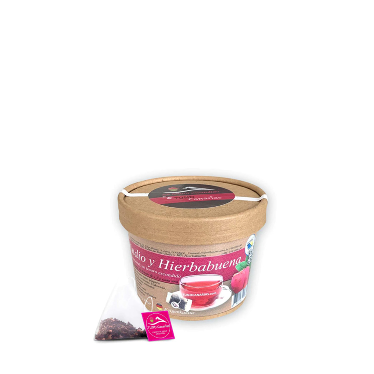 Tuno Canario Tisana ecológica de Tuno indio y Hierbabuena 10 sobres