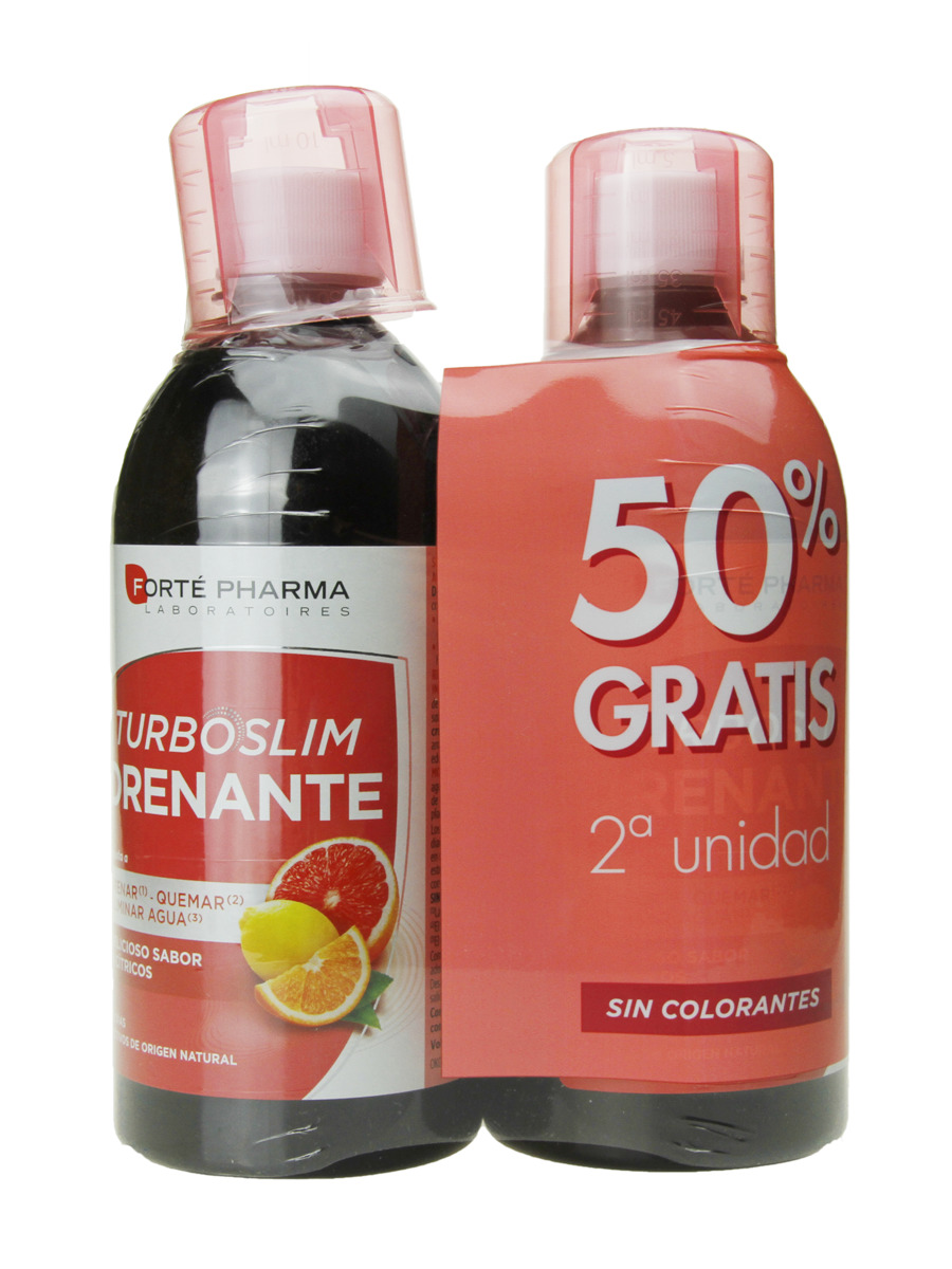 Turboslim Drenante Duplo Sabor Cítricos 2X500 ml