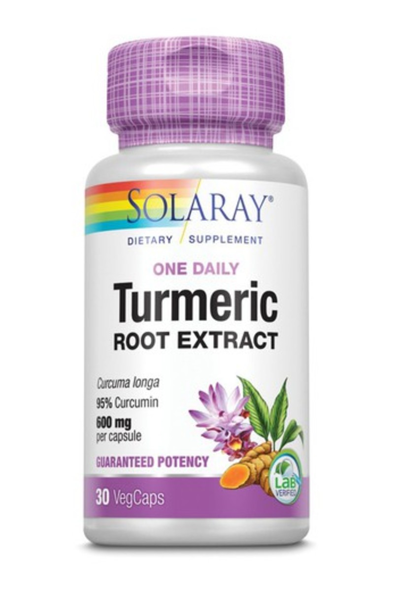 Turmeric 600 Mg 30 Caps.s Solaray