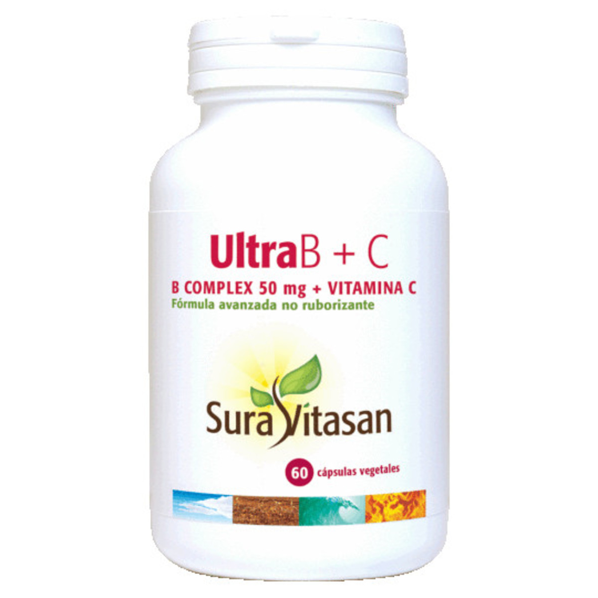 Ultra B Complex + Vitamina C 60 Cápsulas Sura Vitasan