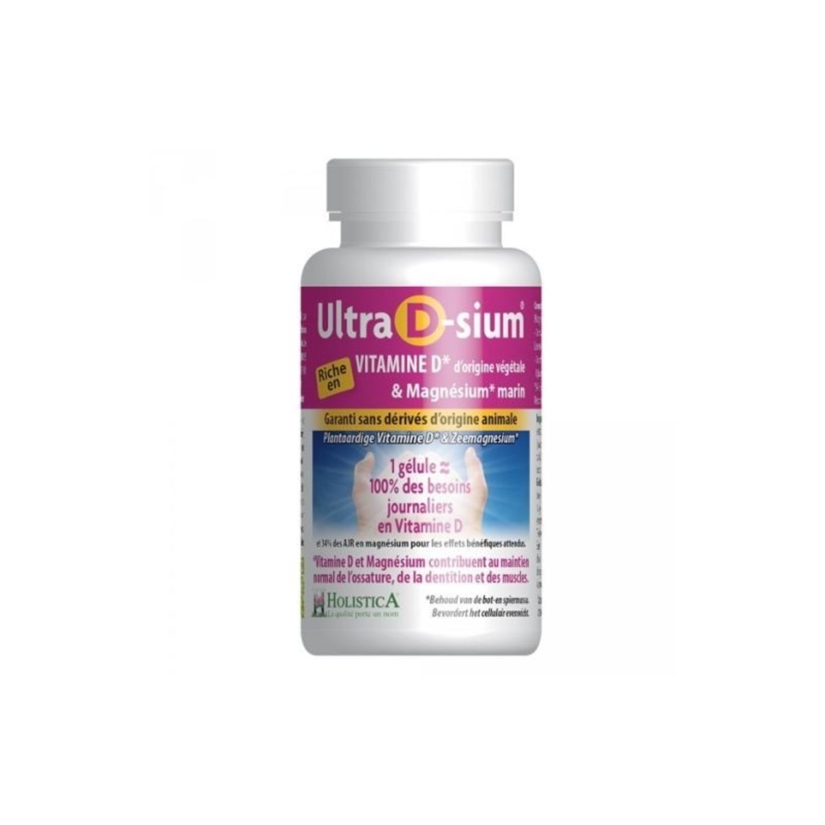 Ultra D-Sium Perlas Vitamina D + Magnesio 60 Holística