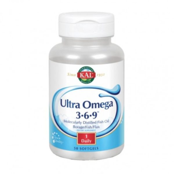 Ultra Omega 3-6-9 50 Perles Solaray