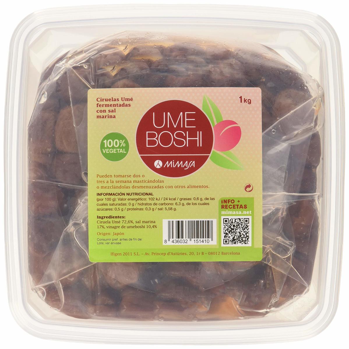 Umeboshi natural – Mimasa – 1000g