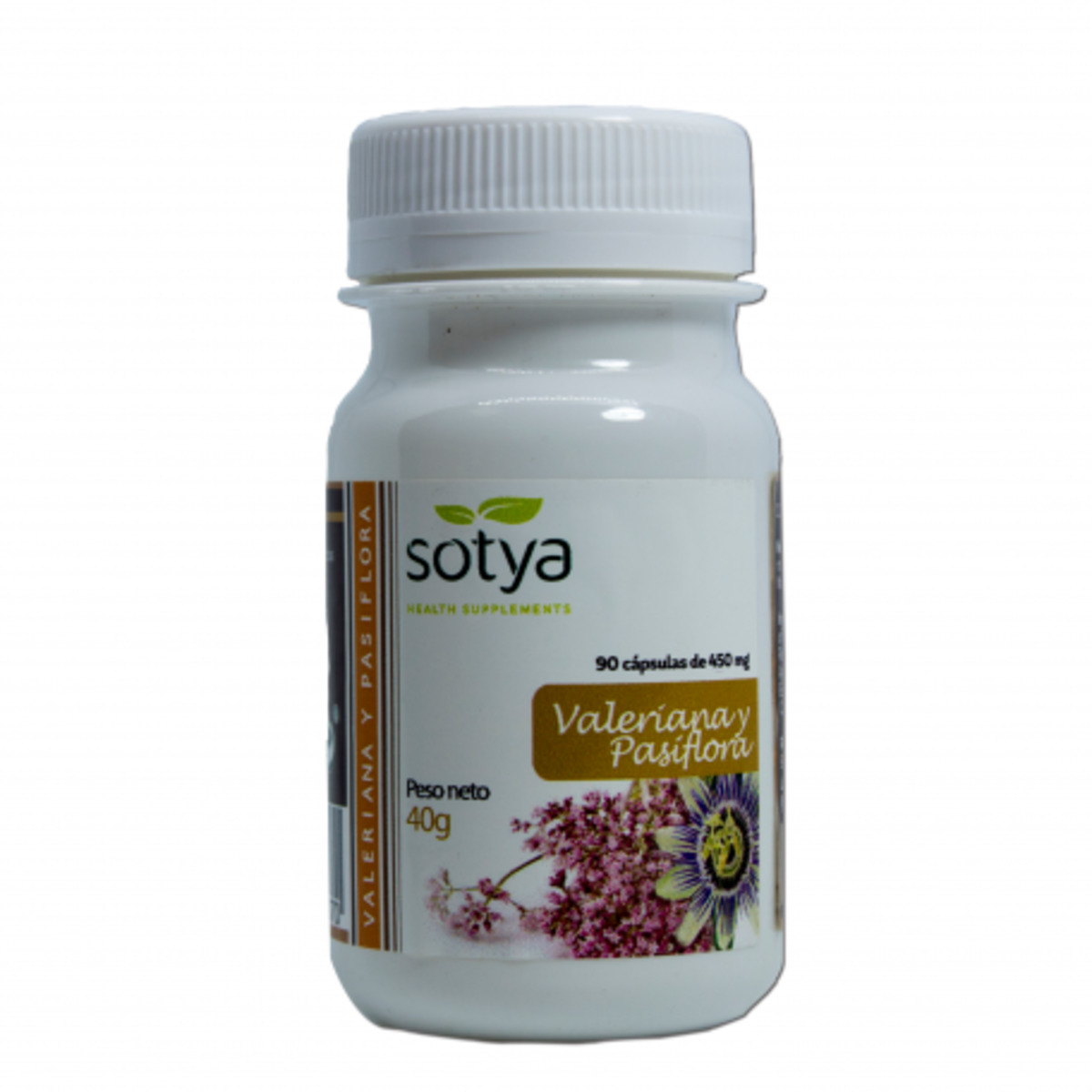 Valeriana Y Pasiflora 450 mg 90 Cápsulas Sotya