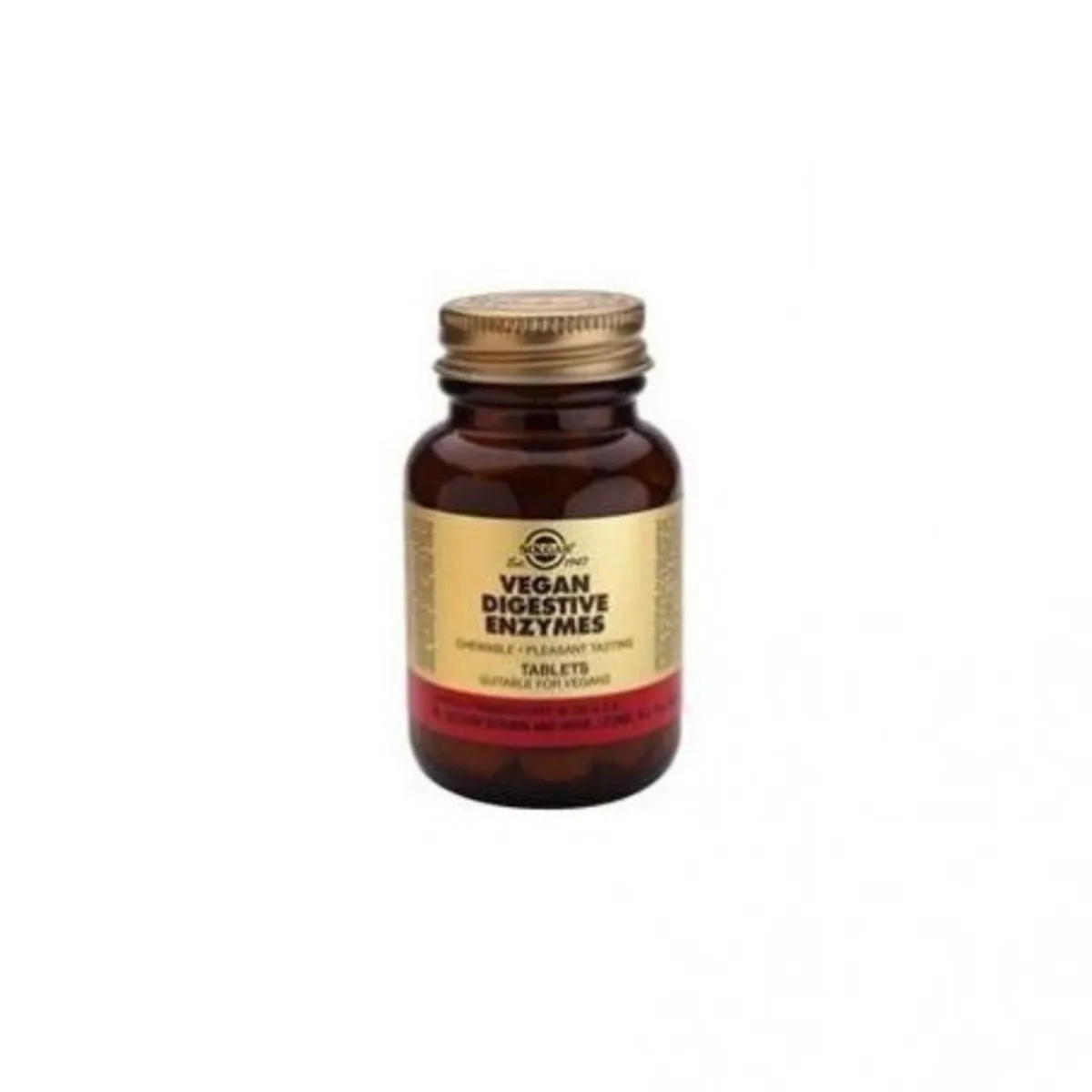 Vegan Spijsverteringsenzymen 250 Kauwbare Tabletten Solgar