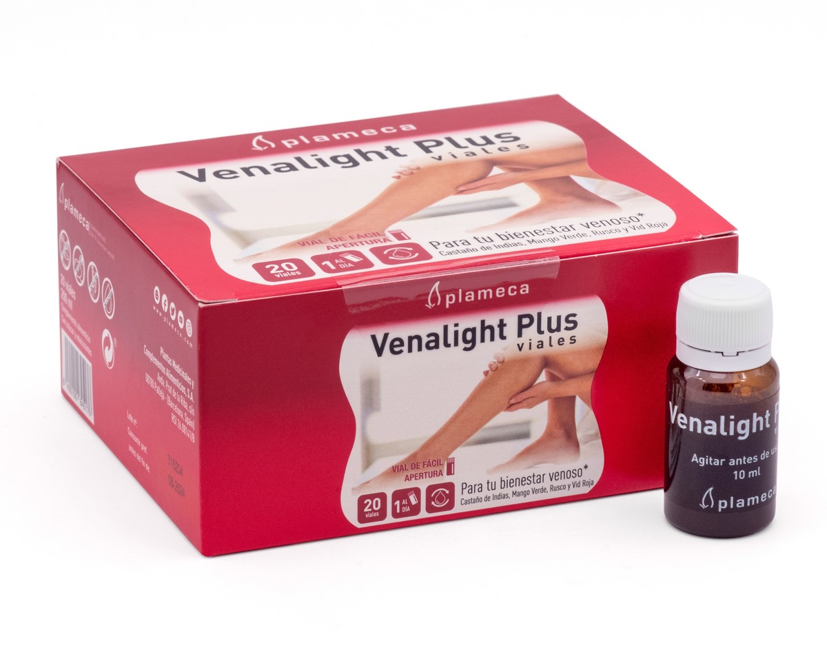 Venalight Plus 20 Viales Plameca