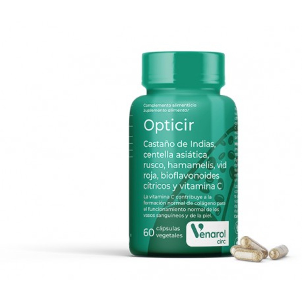 Venarol Circ Opticir 60 Cápsulas Vegetales Complemento Alimenticio Venarol