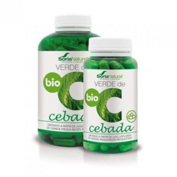 Grüne Gerste Bio 80 Kapseln 630 mg Soria Natural