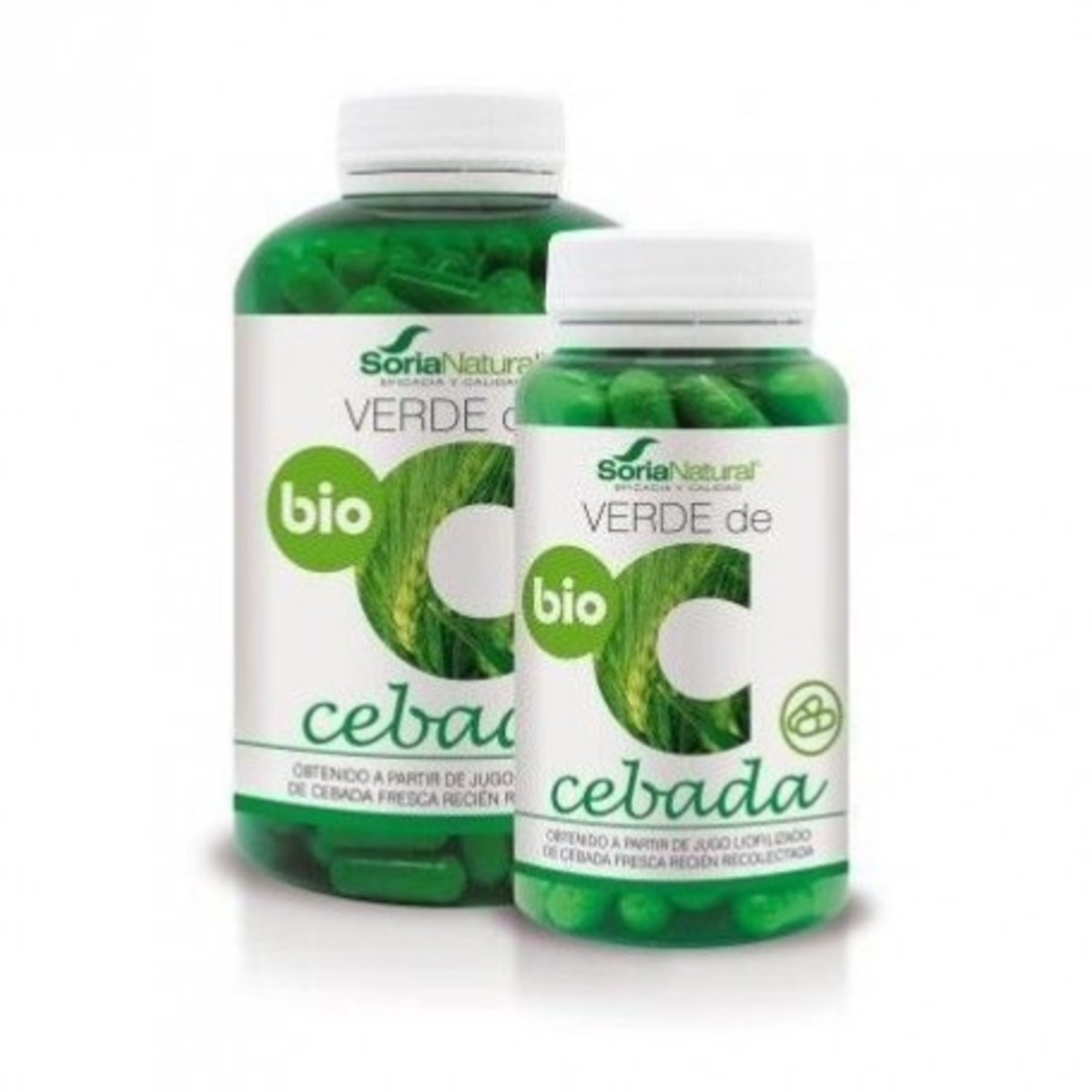 Verde Cebada Bio 80 Cápsulas 630 mg Soria Natural