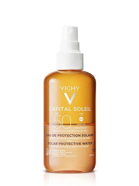 Vichy Capital Soleil Água de Proteção Solar Hidratante Spf50 200 ml