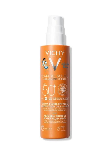 Vichy Capital Soleil Spray Fluido Invisível Infantil Protetor Celular Spf50+ 200ml