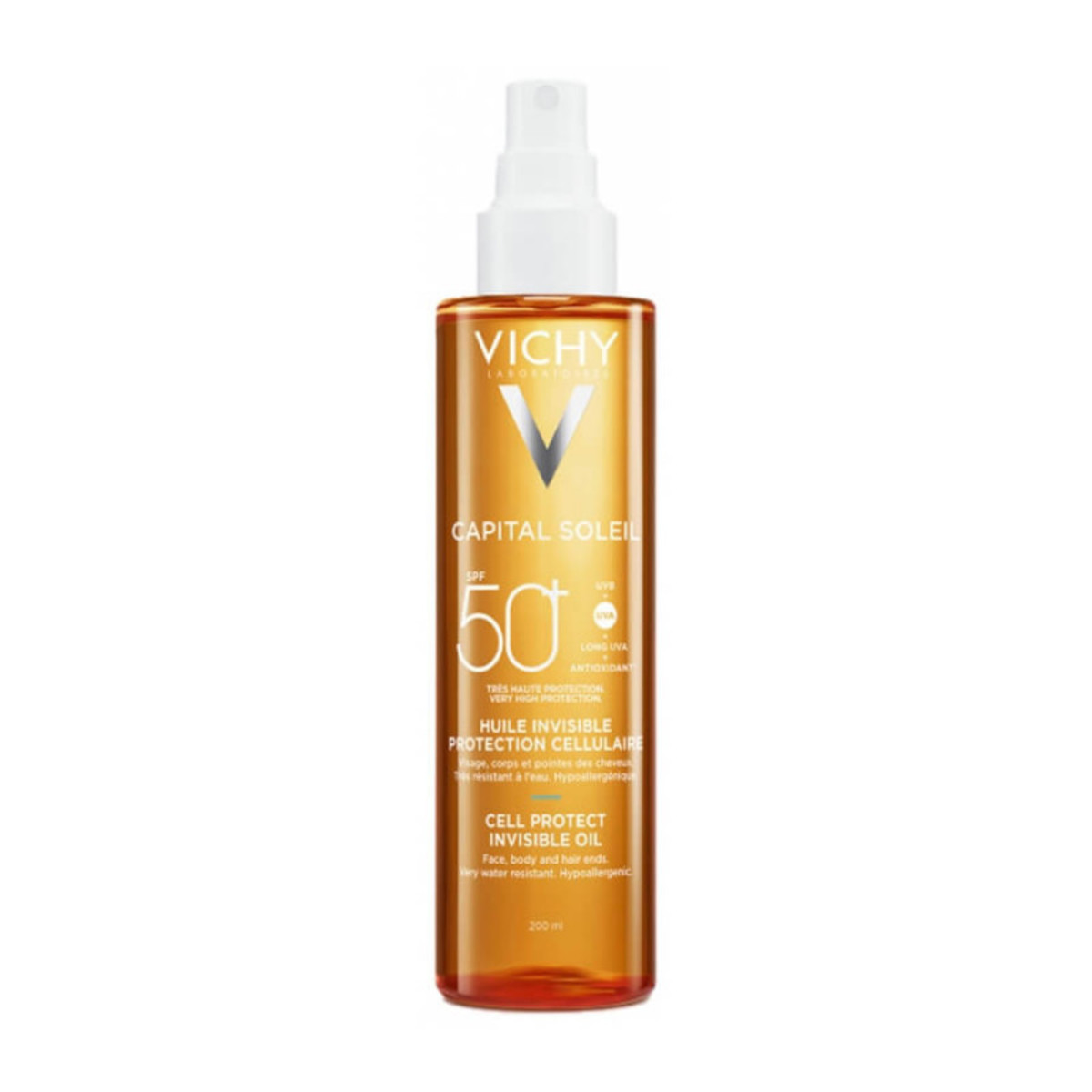 Vichy Capital Soleil Unsichtbares Öl Zellschutz SPF50 – 200ml