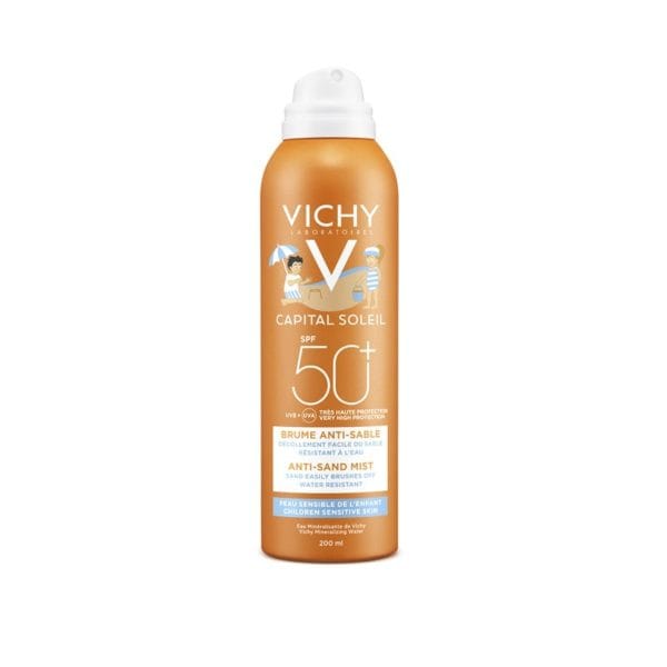 VICHY Ideal Soleil Sprühnebel Anti-Sand Kinder SPF50+ – 200ml