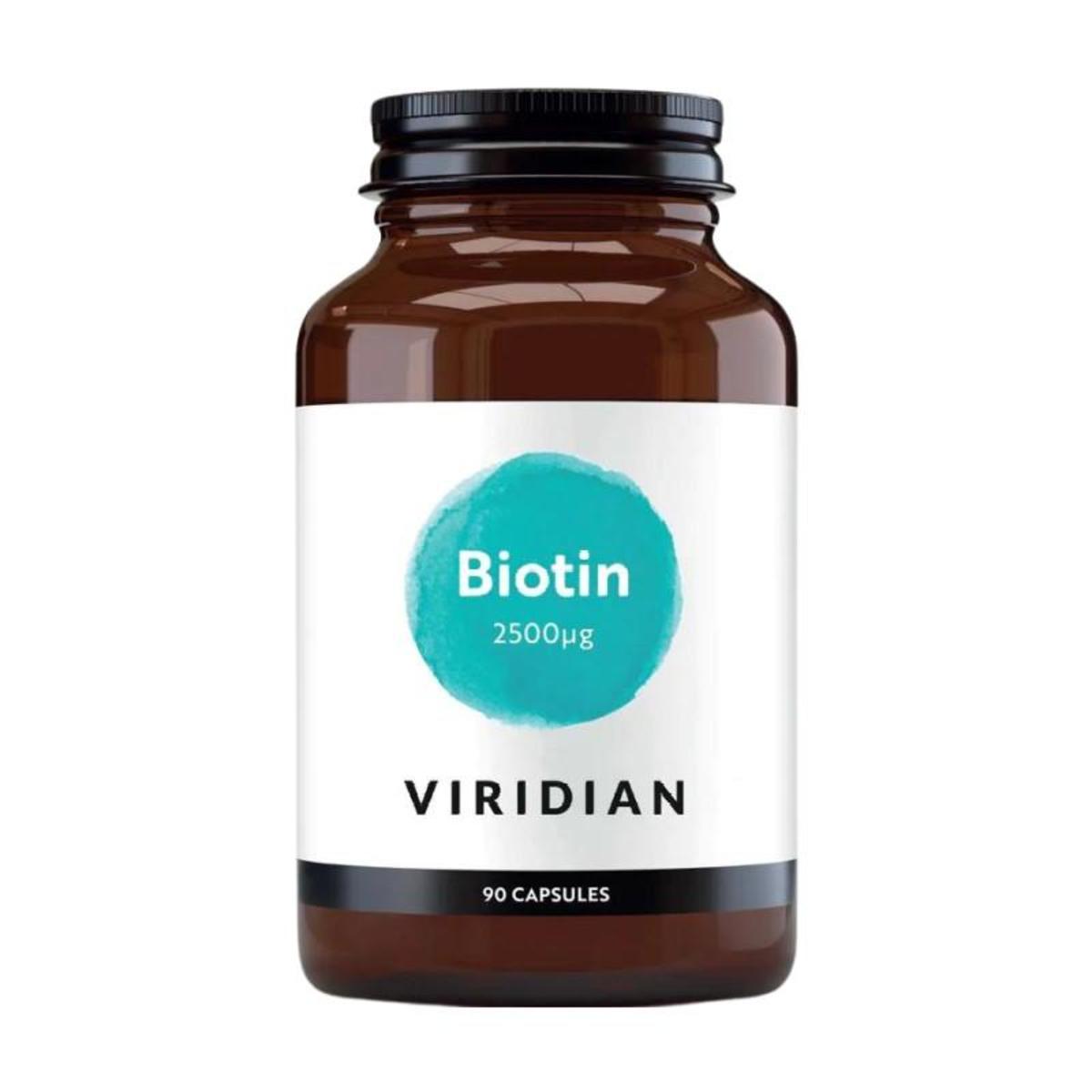 Viridian Biotina 2500 ug 90 cápsulas
